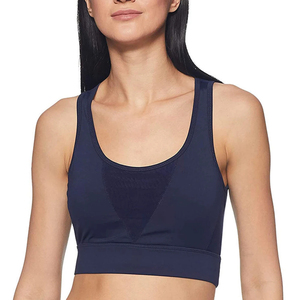 Sujetador Deportivo Sin Costuras para Mujer, de Alta Sujeción, para Gimnasio, Yoga, Fitness, Antichoque, Transpirable, con Logotipo Frontal, Ropa Deportiva - Product Image 1