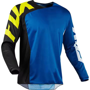 Camiseta de Ciclismo Personalizada al por Mayor para Hombre y Mujer, Ropa Deportiva, Resistente al Viento, Estampada, para Deportes de Invierno, Motocross, Automovilismo - Product Image 1