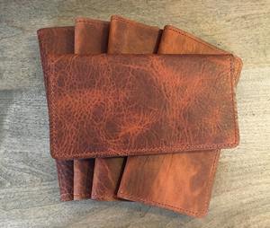 Porte-chéquier en cuir véritable minimaliste, fin et professionnel, pour la vente en gros, fournisseur personnalisé Pro LCR-0150 - Product Image 4