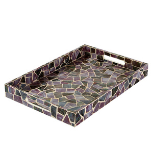 Venta al por mayor personalizable Madre de la bandeja de laca perla opciones de precios competitivos en madera acrílico MDF OEM/ODM Soporte - Product Image 4