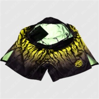 Pantalones Cortos de MMA Blaze Fight Wear de Doble Capa 2 en 1, Ligeros, de Secado Rápido, con Logotipos y Diseños Personalizados, Hechos en Pakistán