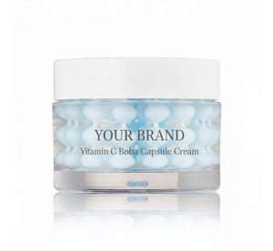 Crème Visage Hydratante et Nourrissante à la Vitamine C en Capsules Boba Marque Blanche pour Usage Domestique – OEM/ODM disponible - Product Image 1