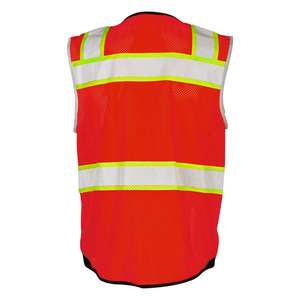 Vêtements de sécurité pour les travailleurs du bâtiment, gilet de chantier, bande réfléchissante haute visibilité, gilet de travail respirant pour la sécurité - Product Image 6