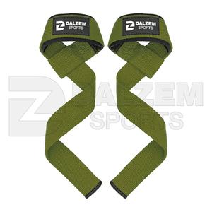 Correa de algodón hecha a medida, soporte acolchado de neopreno, muñequeras para levantamiento de pesas, correas para levantamiento de pesas - Product Image 2