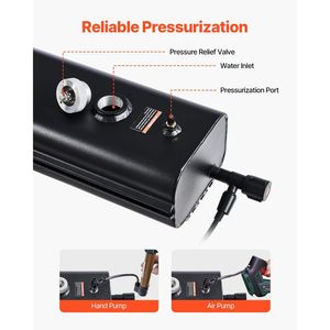 Tanque de Agua de Aluminio de Alta Capacidad de 7 Galones para Techo, Tanque Exterior Multidispensador con 2 Paneles Antisalpicaduras y Ranura en T - Product Image 5