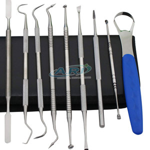 Kit d'instruments de prophylaxie en acier inoxydable de qualité supérieure – Outils dentaires pour le nettoyage - Product Image 6