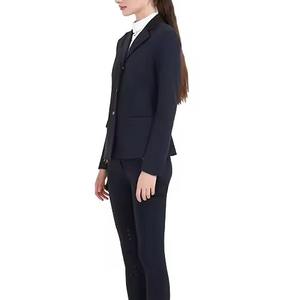 เสื้อแจ็คเก็ตขี่ม้าสำหรับการแข่งขัน MOQ ต่ำ คุณภาพสูง เสื้อแจ็คเก็ตสำหรับกีฬาขี่ม้าสำหรับผู้หญิง  รับสกรีนโลโก้ เสื้อแจ็คเก็ตสำหรับการแสดง - Product Image 3