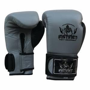 Guantes de Boxeo Profesionales Duraderos con Logotipo Personalizado, Guantes de Boxeo de Cuero Genuino de Primera Calidad, Transpirables e Impermeables - Product Image 1
