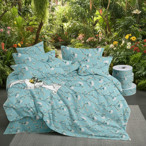 93 Inch 135 GSM Polyester Bedsheet Fabric Roll <b>Home</b> <b>Textile</b> for Bedsheet Manufacturing - Product Image 2