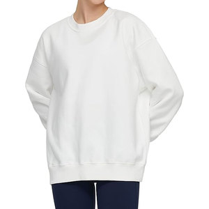 เสื้อสเวตเชิ้ตผู้หญิง คอกลม ผ้าฟลีซ ทรงหลวม นุ่มสบาย โอเวอร์ไซส์ สวมใส่สบายๆ อบอุ่น เหมาะสำหรับใส่ทุกวัน สไตล์สตรีทแวร์ - Product Image 6