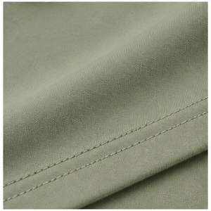 เสื้อยืดคอกลมแขนสั้นทรงหลวมสีเขียวเซจสำหรับผู้หญิง รุ่น WTS-0123 - Product Image 6