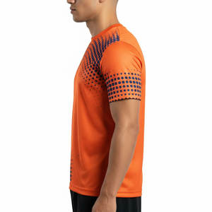 Bulk Custom Sports T Shirt Gym Running Training Tee Breathable Quick Dry Soccer Jersey Style Direct from Manufacturer - Product Image 3