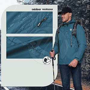 Chaqueta Impermeable de Alta Calidad a Precio de Mayoreo, Chaqueta Impermeable de Nailon y Poliéster con Logotipo Personalizado, Chaqueta Impermeable al Mejor Precio - Product Image 3