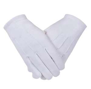 Guantes de Trabajo de Algodón Blanco Masónicos Personalizables para Deportes, Esquí, Uso Diario y al Aire Libre - Product Image 4