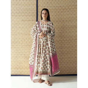 Magnifique ensemble haut et bas pour soirée avec dupatta, taille XL - Product Image 1