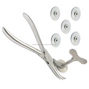 WORLD PRECISION SURGICAL Pince coupante à anneaux en acier inoxydable, 5 lames de rechange, qualité chirurgicale, certifiée CE, outil manuel pour - Product Image 3