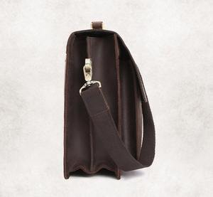 Porte-documents pour ordinateur portable 15 pouces en cuir véritable Crazy Horse, style vintage, pour hommes, usage quotidien, sac de protection pour le bureau, LLB-0354 - Product Image 3