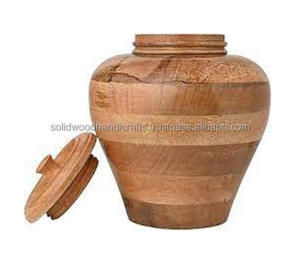 Urnes de crémation en bois de conception croisée pour adultes urnes funéraires urnes funéraires taille personnalisée fournitures funéraires - Product Image 4