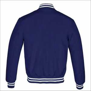 Chaqueta Universitaria Personalizada de Moda, Nueva Llegada, Cuello Alto, Logotipo Frontal, Estilo Urbano, Invierno, Hombre, Vintage - Product Image 2