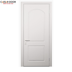 Vietnam Factory Waterproof Solid Wood Interior Composite Doors White Primer WPC <b>Polymer</b> Entry Apartment Bedroom Doors Modern - Product Image 1