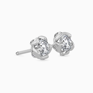 Pendientes de Diamante Cultivado en Laboratorio D'VINS JEWELS, Corte Brillante de 1.5 Quilates, Oro Sólido de 14K, Certificado IGI, Joyería de Lujo para Mujer, Boda, Fiesta - Product Image 4