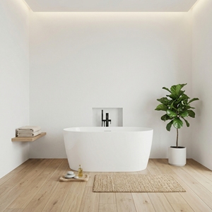 Elegant Design Freestanding Tub FW-7727-43 - Modern Durable Acrylic Freestanding Bathtub for <b>Bathroom</b> - Product Image 2