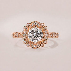 Prêt à être expédié, bague de fiançailles en or véritable 18 carats, couleur E, clarté VVS2, halo, certifiée IGI, diamant de laboratoire de 2,24 carats, forme octogonale - Product Image 5