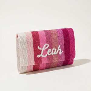 Pochette élégante perlée, sac à main de créateur fait main abordable pour femme, idéal pour les mariages, les fêtes et les soirées - Product Image 2