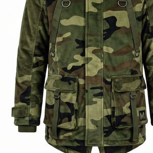 Chaqueta con Capucha de Camuflaje para Hombre, Estilo Urbano, con Múltiples Bolsillos, para Exteriores, Premium, MALUZA INDUSTRIES Apparel - Product Image 2