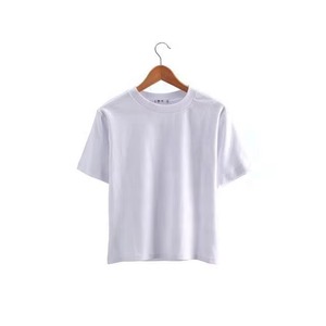 เสื้อยืดคอกลมแขนสั้นผู้ชาย ผ้าฝ้าย 100% สีพื้น สไตล์ลำลอง ทรงปกติ พิมพ์ลายโลโก้ด้านหน้า - Product Image 2