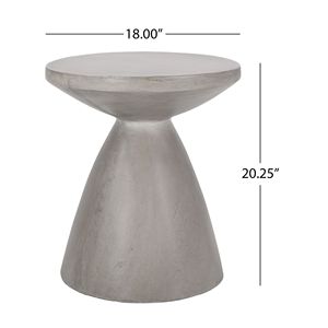Lightweight <b>Outdoor</b> Concrete <b>Side</b> <b>Table</b> for <b>Outdoor</b> Living - Product Image 5