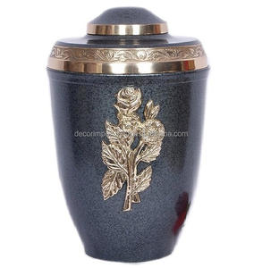 Offre unique boîte de forme carrée en métal de qualité supérieure faite à la main concepteur adulte urne classique élégant en gros funérailles en métal - Product Image 5