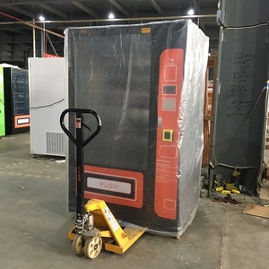 Máquina Expendedora de Snacks y Bebidas Frías, Máquina Expendedora Inteligente con Apertura de Puerta para Recoger Productos - Product Image 1