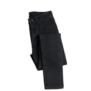 Fabricant OEM – Nouveaux pantalons en jean pour femme, taille mi-haute, respirants, couleur unie, pour l'été - Product Image 2