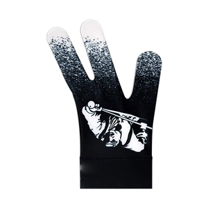 New Good Quality Comfortable Cotton/Spandex <b>Snooker</b> Sublimated Gloves <b>Billiard</b> Shooters Carom Pool Printed Cue Sport - Product Image 5