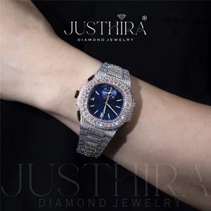 Indian Exporter Custom Iced Out Moissanite Diamond <b>Watch</b> Hip Hop Jewelry Style Luxury Quartz <b>Watch</b> for Unisex Available For Sale - Product Image 2