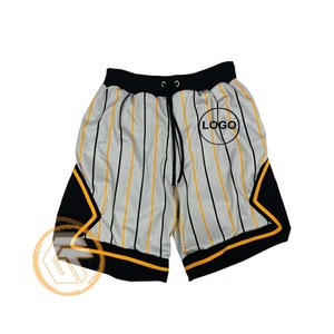 Pantalones Cortos Personalizados Alpha Sublimados de Malla Bordada Sólida de Alta Calidad para Hombre, Transpirables, de Secado Rápido, con Logotipo Frontal, Estilo Urbano - Product Image 3