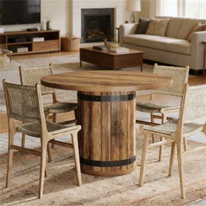 Tavolo Circolare per Soggiorno e Cucina per Uso Domestico - Product Image 2