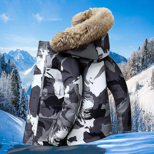 Customized New Fashion Solid Color Glossy <b>Waterproof</b> Windproof <b>Warm</b> Thickened Men's parka <b>Jacket</b> for Winter Outdoor - Product Image 6
