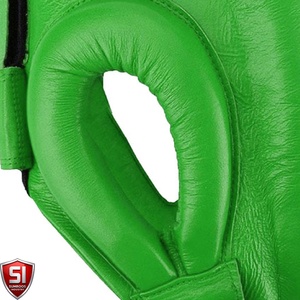 Premium Genuine Leather Boxing <b>Head</b> Guard Protective Sparring Headgear <b>Training</b> Competition Customized High Quality SUMROOS Air - Product Image 4