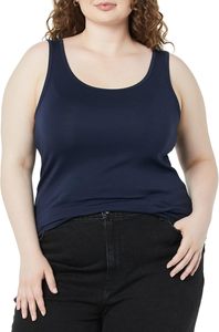 Camiseta sin mangas para mujer, transpirable, de mezcla de algodón, tejido acanalado, chaleco básico para uso diario, fabricante de ropa personalizada al por mayor - Product Image 2