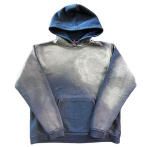 Suéter de buena calidad Sun Faded de secado rápido Color sólido recortado de gran tamaño Heavyweight Custom Logo Acid Washed Hoodie para hombres - Product Image 1