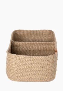 Caja de Almacenamiento de Yute Hecha a Mano con Compartimentos y Tapa, Caja de Yute 100% Natural de Alta Calidad, Color y Logotipo Personalizables - Product Image 6