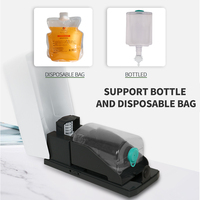 Mesin Induksi Otomatis Cair/Semprot/Busa yang Dipasang di Dinding, Pengisian Daya USB, Dispenser Sabun Isi Ulang ABS CD-5038 untuk Rumah Tangga dan Hotel.