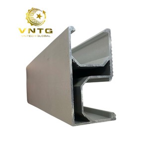 รางยึดแผงโซลาร์เซลล์ VNTECH GLOBAL OEM/ODM คุณภาพสูง ขนาด 26x52 มม. ผลิตจากอะลูมิเนียมอโนไดซ์ AL6005-T6 สำหรับระบบติดตั้งบนหลังคา - Product Image 5