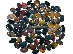 Haute qualité AAA Grade 8mm Cabochon de pierre de sang en vrac cristal de guérison naturel de qualité supérieure fait à la main pour l'approvisionnement en vrac de bijoux - Product Image 2