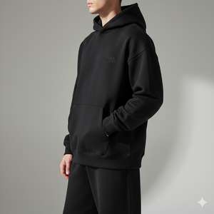 Sudadera con capucha y pantalones deportivos de talla grande con pedrería y cremallera completa Ranzia “Crown Drip” y bordado de pedrería desgastado Ranzia “Iron Bloom” - Product Image 2