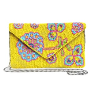 Sac perlé indien fait main coloré, artisanat ethnique de luxe, style durable et tendance, accessoire de mode en cristal de qualité supérieure, perles de verre - Product Image 1