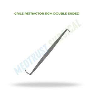 Retractor Crile de 11 cm de Doble Extremo, Instrumento Quirúrgico para Retracción de Tejidos - Product Image 2