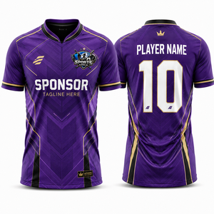 ชุดเสื้อฟุตบอลทีมแบบสั่งทำพิเศษ เสื้อฟุตบอลพรีเมียม กางเกงขาสั้น เป็นมิตรกับสิ่งแวดล้อม ระบายอากาศได้ดี แห้งเร็ว สำหรับสโมสรและทัวร์นาเมนต์ - Product Image 1